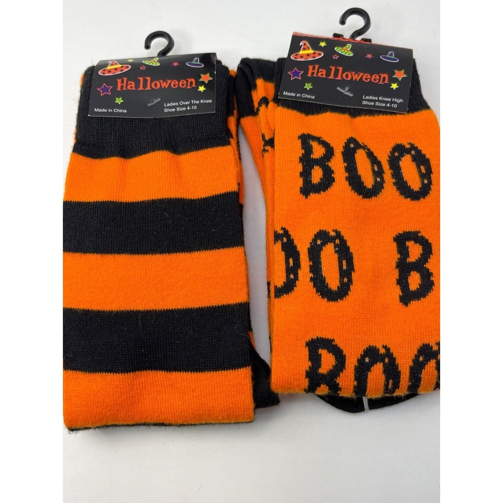 Halloween Ladies‎ Knee High Socks Shoe Size 4-10